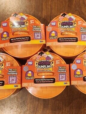 RMS Crazy Fun Trick Or Treat Mystery Dumpling New Seealed Lot Of 5